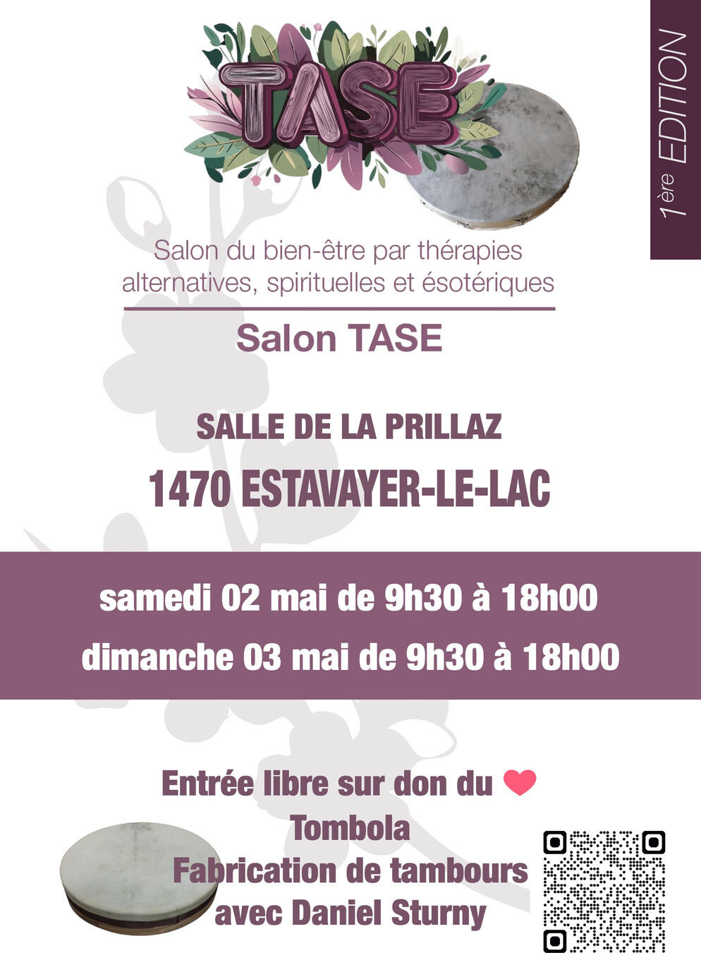Affiche du Salon TASE Estavayer-le-Lac 2026